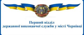 Перший відділ державної виконавчої служби у місті Чернівці